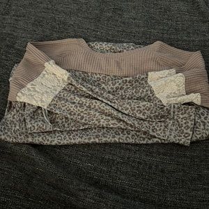 Leopard print sweater